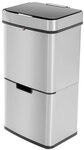 Hailo M&uuml;lltrennsystem &Ouml;ko Vario XL, 54 Liter, Edelstahl, Kunststoff Inneneimer,