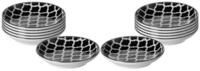 Ritzenhoff & Breker Dipschale Takeo Swing Dipschalen &oslash; 10 cm 12er Set, Porzellan,