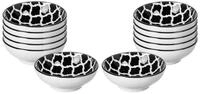 Ritzenhoff & Breker Dipschale Takeo Swing Dipschalen &oslash; 8 cm 12er Set, Porzellan,