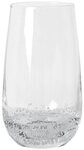 Broste Copenhagen Glas Bubble Glas clear 14,9cm, Mundgeblasenes Glas mit Blasen,