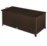 Casaria Auflagenbox, Innenplane, Rollen, Haltegriffe, Gasdruckfedern