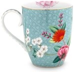 PiP Studio Tasse Henkelbecher Blushing Birds Blau (Gro&szlig;)