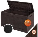 Casaria Auflagenbox Rato, UV-best&auml;ndig 310L Haltegriffe Balkon Wohnzimmer