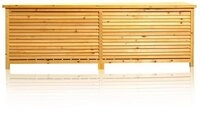 Mucola Auflagenbox Auflagenbox 170CM Kissenbox Holz Gartenbox Gartentruhe Holztruhe