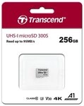 Transcend Micro SDXC Karte 256GB 300S UHS-I U3 4K A1 V30 Class 10 Speicherkarte