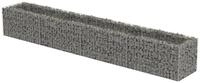 vidaXL Hochbeet, Gabionen-Hochbeet Verzinkter Stahl 360&times;50&times;50 cm