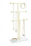 Umbra Schmuckbaum Umbra Trigem Schmuckst&auml;nder wei&szlig;/goldfarben Schmuckbaum