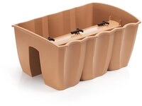 Prosperplast Blumenkasten Blumenkasten Crown Kunststoff terracotta 390x280x200mm