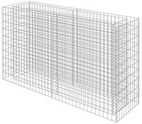 vidaXL Hochbeet Gabionen-Hochbeet Verzinkter Stahl 180&times;50&times;100 cm (1 St)