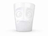 FIFTYEIGHT 3D Henkelbecher verdutzt weiß