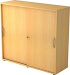 HAMMERBACHER Aktenschrank Schiebet&uuml;renschrank Serie 9 3OH BxTxH 120x40x110cm...