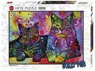 Athesia Kalenderverlag Puzzle Devoted 2 Cats Puzzle, Puzzleteile