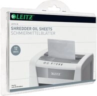 LEITZ Aktenvernichter Leitz IQ Oil Sheets &Ouml;l-Bl&auml;tter f&uuml;r Aktenvernichter 12 Blatt