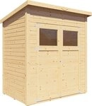 Woodtex Gartenhaus Gartenhaus Marksburg 1 14 mm natur, BxT: 191x139 cm, 14 mm