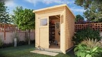 KONIFERA Gartenhaus Amrum 2, BxT: 197x193 cm, Inklusive Fussboden beige