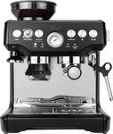 Sage Siebträgermaschine, Integriertes Kegelmahlwerk, Temperaturregelung, schnelle Sage Siebträgermaschine, Integriertes Kegelmahlwerk, Temperaturregelung, schnelle
