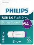 Philips FM64FD75B/00 USB-Stick (USB 3.0, Lesegeschwindigkeit 100,00 MB/s, Snow