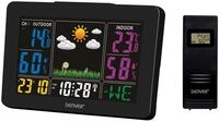 Denver WS-540 Funkwetterstation (mit Au&szlig;ensensor, Wetterstation mit Uhr und