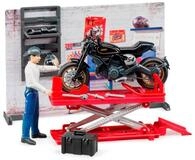 Bruder&reg; Spielzeug-LKW bworld Motorrad-Werkstatt 62101 Motorrad, detailgetreue