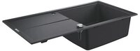 Grohe Granitsp&uuml;le K400 60-C 100/50 1.0 rev, granit schwarz, 0/0 cm