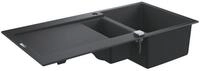Grohe Granitsp&uuml;le K500 Kompositk&uuml;chensp&uuml;le, reversibel, granit schwarz...