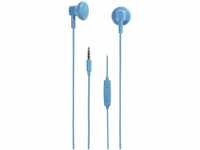 Vivanco Vivanco BUDZ BLUE In Ear Kopfhörer kabelgebunden Blau Kopfhörer