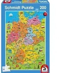 Schmidt Spiele Puzzle Deutschlandkarte mit Bildern (Kinderpuzzle), 299...