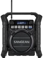 Sangean Black DAB+ Baustellenradio A500422 Radio (Akku-Ladefunktion,...