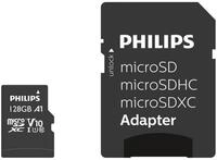 Philips MicroSDXC Card 128GB Class 10 UHS-I U1 incl. Micro SD-Karte