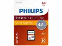 Philips Philips SDHC Karte 32GB Speicherkarte UHS-I U1 Class 10 Speicherkarte