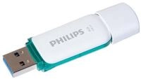 Philips Snow USB-Stick (Lesegeschwindigkeit 55 MB/s, mit Befestigungs&ouml;se und