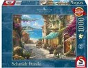 Schmidt Spiele Puzzle Caf&eacute; an der italienischen Riviera, 1000 Puzzleteile