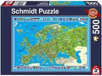 Schmidt Spiele Puzzle - Europa entdecken, 500 Teile