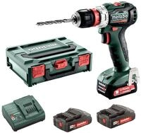 metabo Akku-Bohrschrauber PowerMaxx BS 12 BL Q, 12 V, Bohrmaschine 2 x 2 Ah...