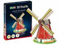 Revell® Puzzle 3D - Holländische Windmühle (20 Teile), 20 Puzzleteile