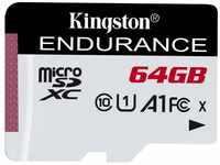Kingston HIGH-ENDURANCE microSD 64GB Speicherkarte (64 GB, UHS-I Class 10, 95...