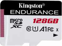 Kingston HIGH-ENDURANCE microSD 128GB Speicherkarte (128 GB, UHS-I Class 10, 95...