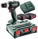 metabo Akku-Schlagbohrschrauber PowerMaxx SB 12, 12 V, Schlagbohrmaschine 2 x 2...
