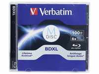 Verbatim Blu-ray-Rohling 1 Verbatim Rohling M-Disc Blu-ray BD-R XL 100GB 4x...