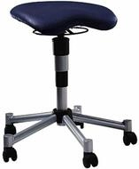 TOPSTAR Freischwinger Hocker Body Balance 20 BAL27S16 blau Kunstleder