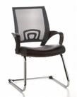 hjh OFFICE Freischwinger VISTO NET V Schwingstuhl Kunstleder/Netzstoff (1 St), Stuhl,