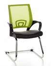 hjh OFFICE Freischwinger VISTO NET V Schwingstuhl Kunstleder/Netzstoff (1 St), Stuhl,