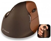 EVOLUENT Bakker 4 Small Wireless - vertikale Maus - braun/bronze ergonomische...