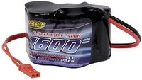 CARSON Carson Hump Pack Empf&auml;nger Akku 6V/1600 mAh mit BEC Stecker RC-Ladeger&auml;t