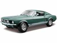 Maisto® Sammlerauto Ford Mustang GTA Fliessheck67, 1:18, grün, Maßstab 1:18,...