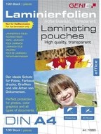 GENIE Prospekth&uuml;lle DIN A4 80 Mikron, Laminierfolien, Laminiertaschen, Folien,