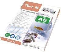 Peach Laminierger&auml;t Peach Laminierfolie DIN A5 80 micron gl&auml;nzend 100 St.