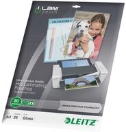 LEITZ Weihnachtsbaumkugel LEITZ Laminierfolien glasklar 80&micro; transparent DIN A3...