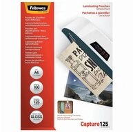FELLOWES Schutzfolie Fellowes&reg; 53289 Laminierfolie Capture 125mic Peel & Stick A4 -