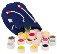 goki Lernspielzeug Oberfl&auml;chen-F&uuml;hlmemo (packung, 32-St., mit beutel),...